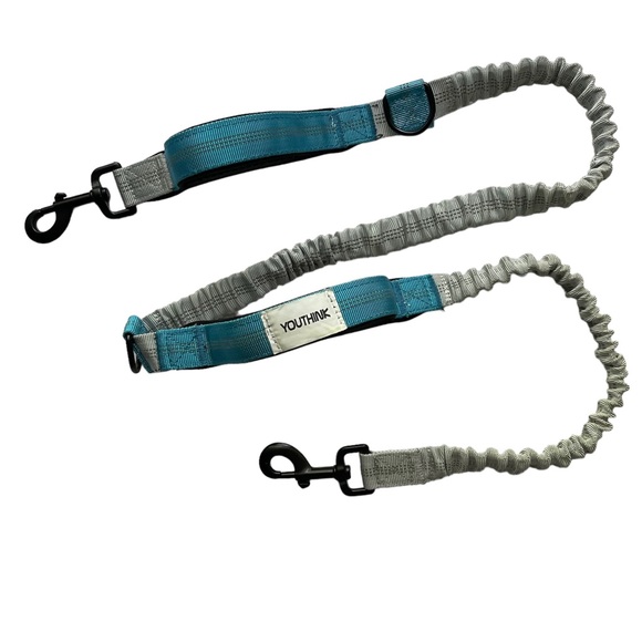 YOUTHiNK Other - NEW Bungee Dog Training Tether Leash 2 clips 2 handles